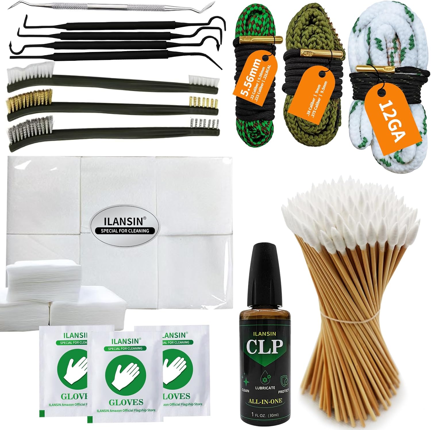 30ml CLP+300 Patches+100 Swabs+3 Snakes+3 Brushes+5 Picks+ 6PC Gloves(3 pairs) | OEM & Wholesale