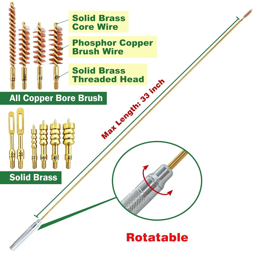 Gun Cleaning Kit Universal Pistol Cleaning Kit for .22 — ILANSIN OEM & wholesale gun cleaning supplies Gun Cleaning Kit Universal Pistol Cleaning Kit for .22 — ILANSIN OEM & wholesale gun cleaning supplies