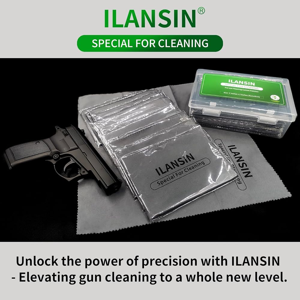 ILANSIN 10 Pack Technology Microfiber Black/Gray Gun Cleaning Cloth-Large Size-Lint — ILANSIN OEM & wholesale gun cleaning supplies ILANSIN 10 Pack Technology Microfiber Black/Gray Gun Cleaning Cloth-Large Size-Lint — ILANSIN OEM & wholesale gun cleaning supplies