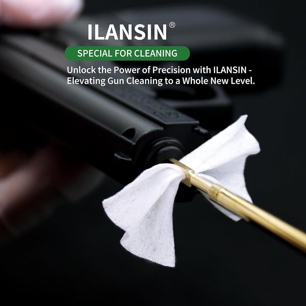 ILANSIN 1000 Thicken Gun Cleaning Patches with Storage Case — ILANSIN OEM & wholesale gun cleaning supplies ILANSIN 1000 Thicken Gun Cleaning Patches with Storage Case — ILANSIN OEM & wholesale gun cleaning supplies