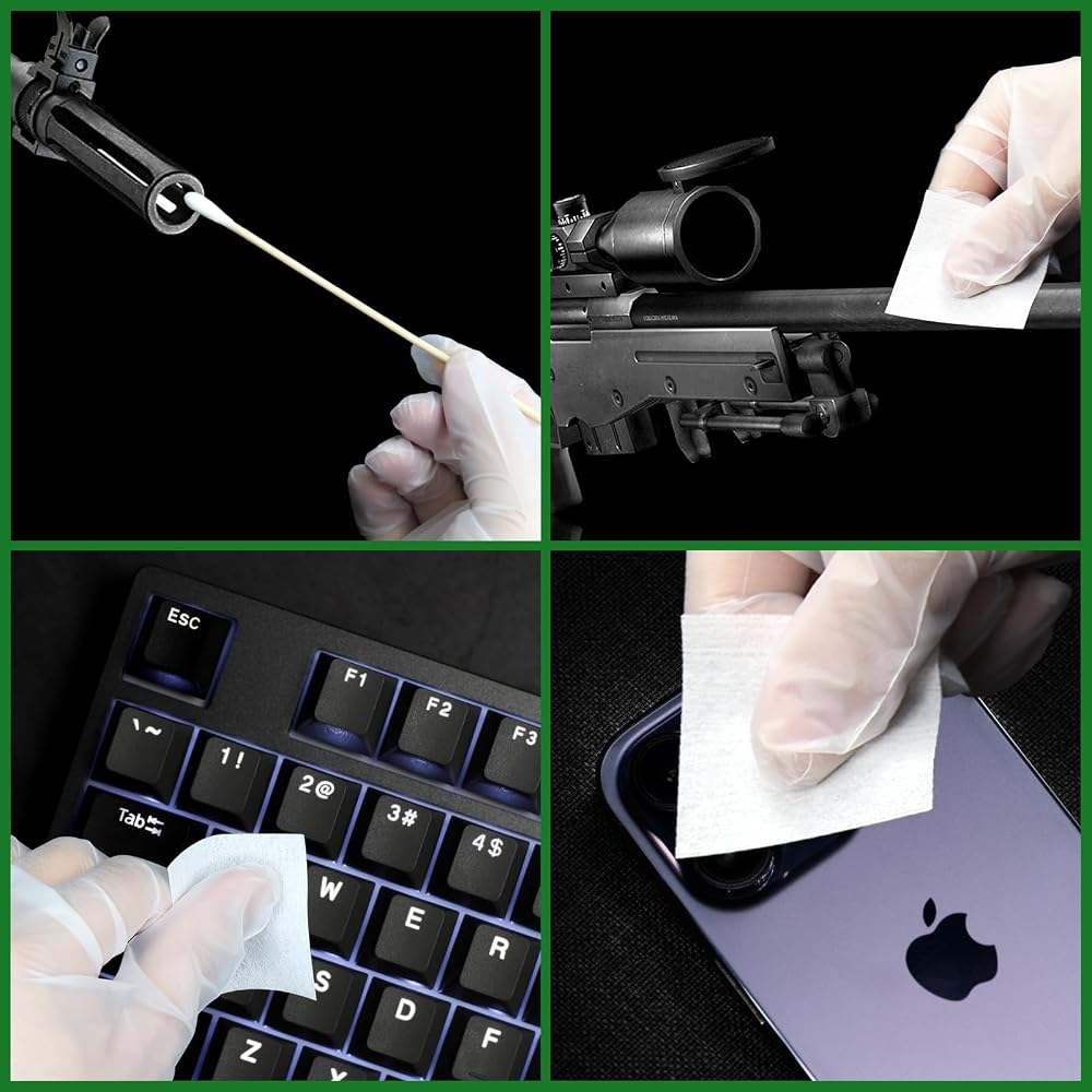 ILANSIN 1000PCS Patches + 200PCS Swabs + 2PCS Gun Cloths — ILANSIN OEM & wholesale gun cleaning supplies ILANSIN 1000PCS Patches + 200PCS Swabs + 2PCS Gun Cloths — ILANSIN OEM & wholesale gun cleaning supplies