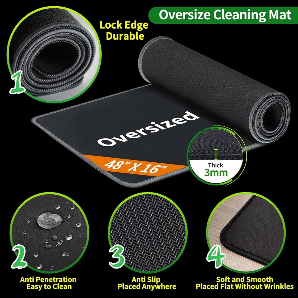 12GA Gun Cleaning Kit with 48" x 16" Oversized Mat 12GA Gun Cleaning Kit with 48" x 16" Oversized Mat