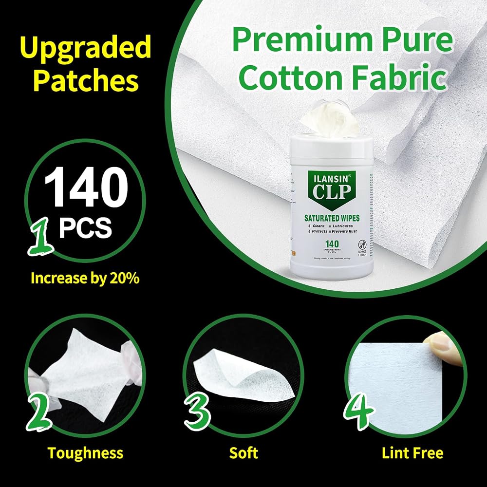 ILANSIN 140 Gun Cleaning Wipes — ILANSIN OEM & wholesale gun cleaning supplies ILANSIN 140 Gun Cleaning Wipes — ILANSIN OEM & wholesale gun cleaning supplies