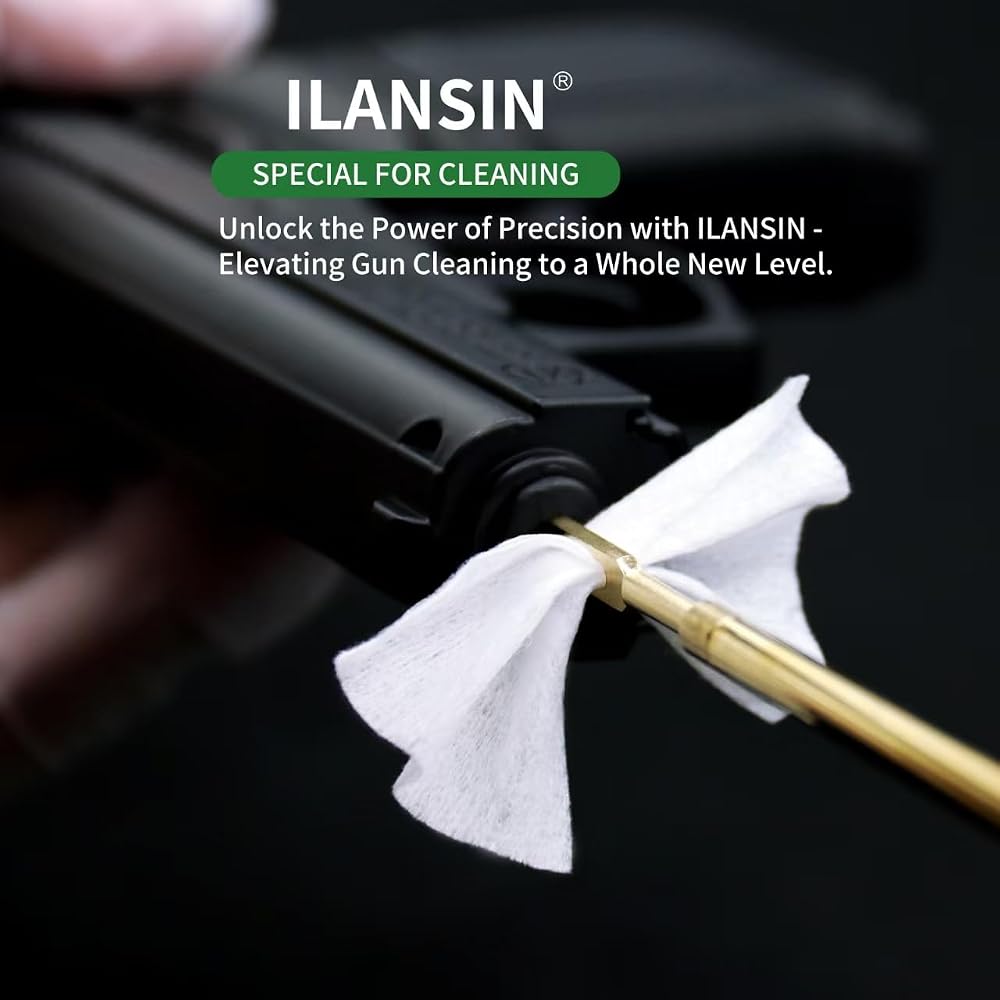 ILANSIN 2000PCS Cotton Gun Cleaning Patches + 4 Bottles CLP Oil (120ml),Lint Free Gun Cleaning — ILANSIN OEM & wholesale gun cleaning supplies ILANSIN 2000PCS Cotton Gun Cleaning Patches + 4 Bottles CLP Oil (120ml),Lint Free Gun Cleaning — ILANSIN OEM & wholesale gun cleaning supplies