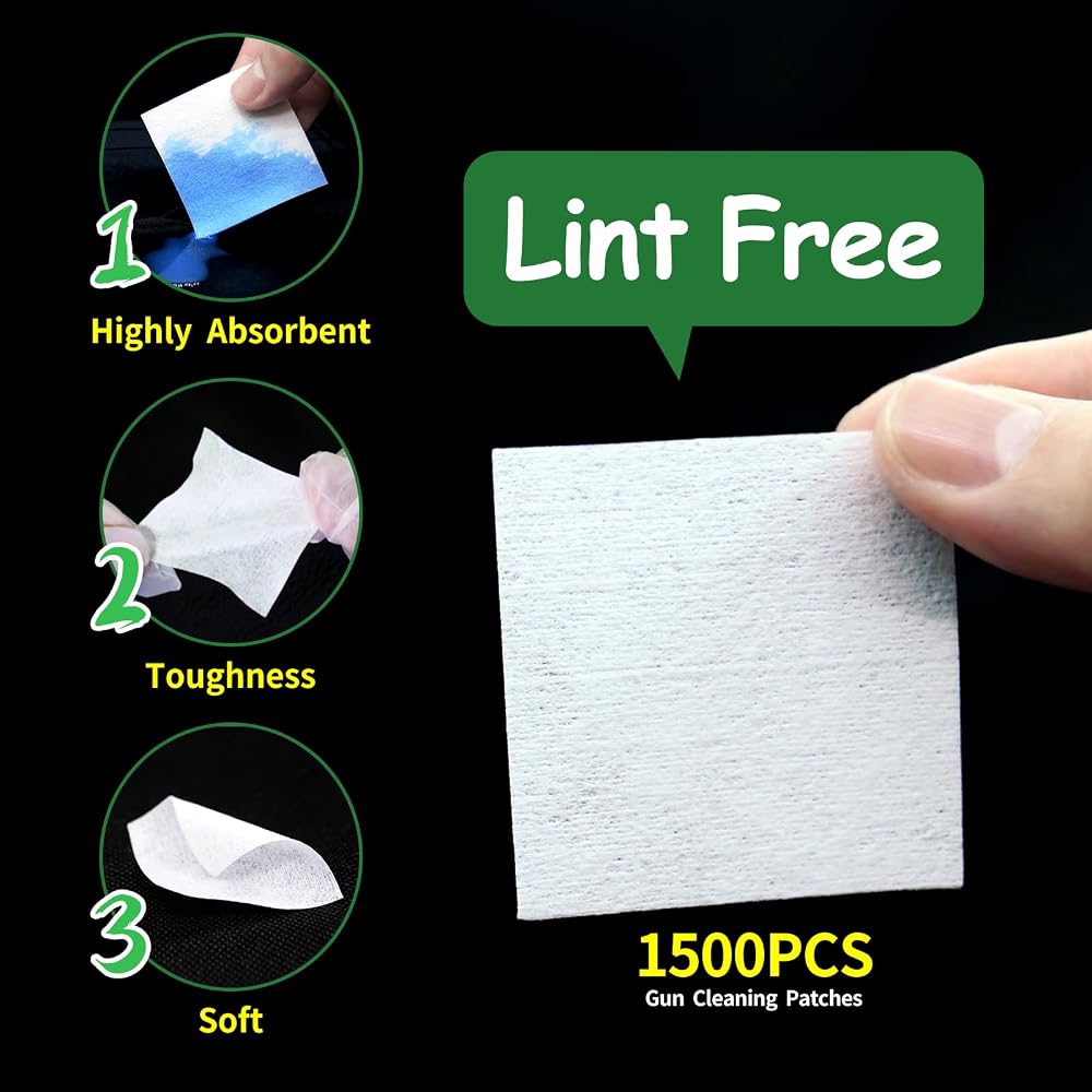 ILANSIN 2000PCS Gun Cleaning Supplies - 1500PC Patches + 500PC Swabs — ILANSIN OEM & wholesale gun cleaning supplies ILANSIN 2000PCS Gun Cleaning Supplies - 1500PC Patches + 500PC Swabs — ILANSIN OEM & wholesale gun cleaning supplies
