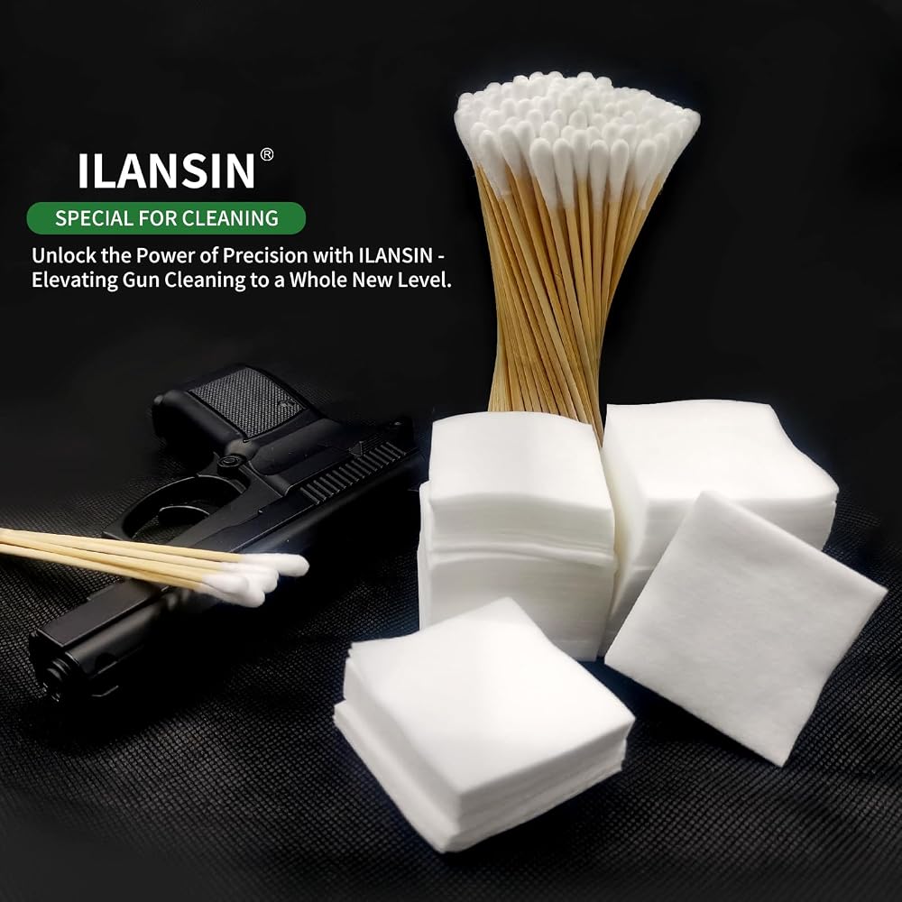 ILANSIN 2000PCS gun cleaning supplies -1500PCS Gun Cleaning Patches +500PCS Gun Cleaning swabs — ILANSIN OEM & wholesale gun cleaning supplies ILANSIN 2000PCS gun cleaning supplies -1500PCS Gun Cleaning Patches +500PCS Gun Cleaning swabs — ILANSIN OEM & wholesale gun cleaning supplies