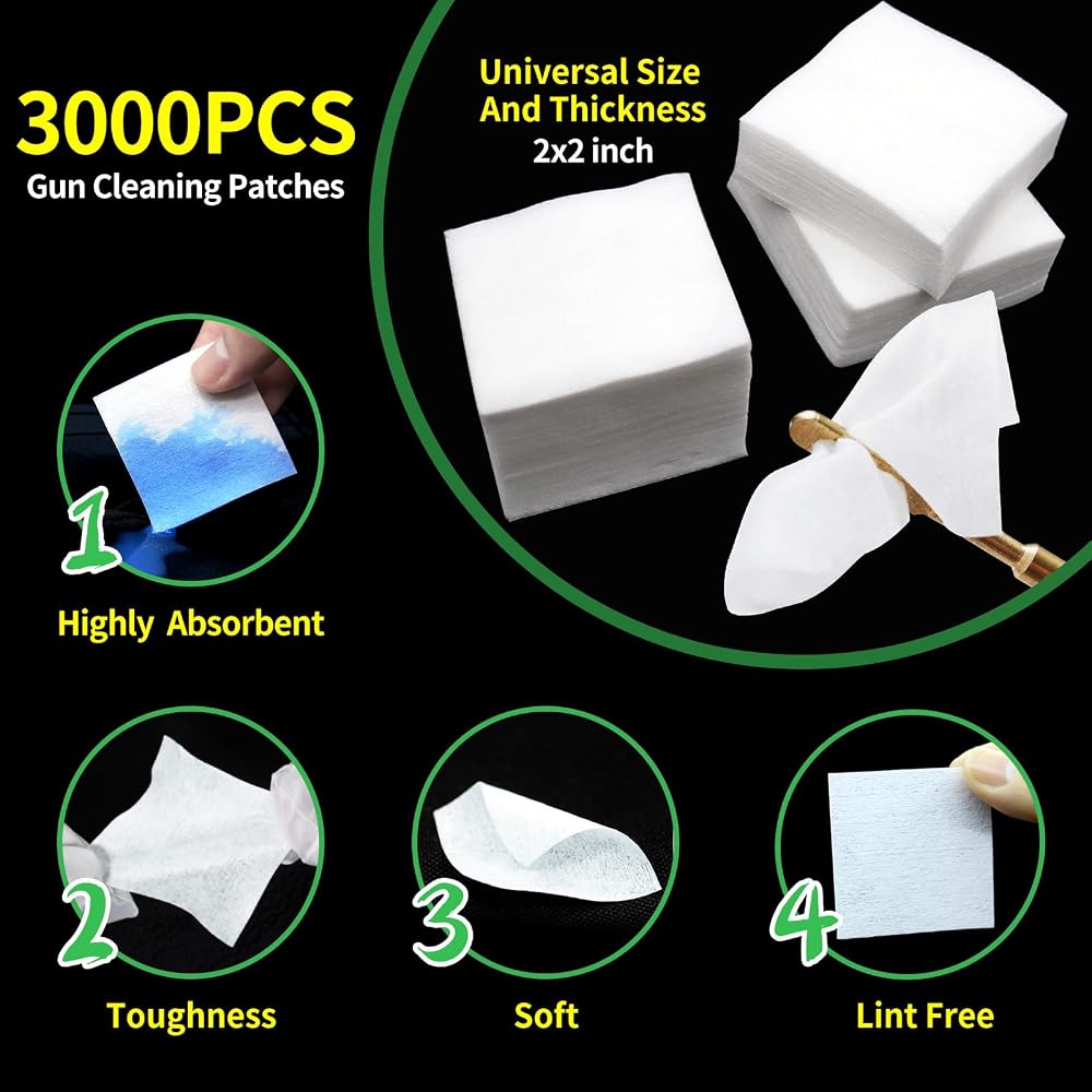 ILANSIN 3000PCS Gun Cleaning Patches+ 2 Bottles CLP Oil (60ml) — ILANSIN OEM & wholesale gun cleaning supplies ILANSIN 3000PCS Gun Cleaning Patches+ 2 Bottles CLP Oil (60ml) — ILANSIN OEM & wholesale gun cleaning supplies