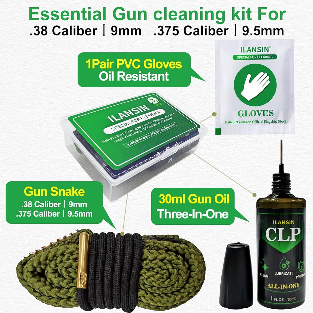 ILANSIN .38 Cal-9mm Bore Cleaner — ILANSIN OEM & wholesale gun cleaning supplies ILANSIN .38 Cal-9mm Bore Cleaner — ILANSIN OEM & wholesale gun cleaning supplies