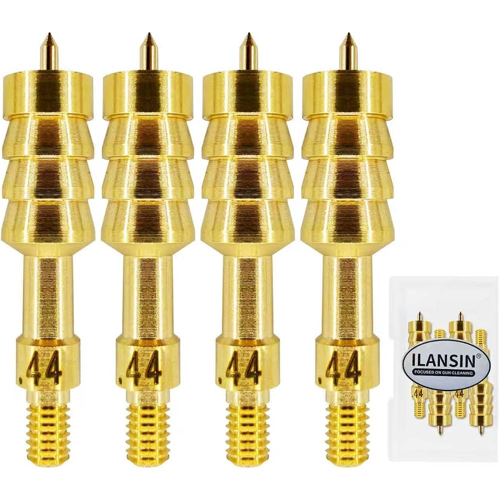 ILANSIN 4PCS Solid Brass Gun Cleaning Jags Supplies .44 Cal 11.17mm Caliber Rifle Cleaning Kit | OEM & Wholesale