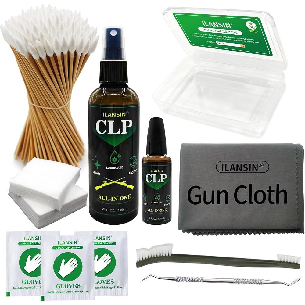 ILANSIN CLP Oil Gun Cleaning Kits(1oz Needle/ 4oz Spray) Gun Snakes | OEM & Wholesale