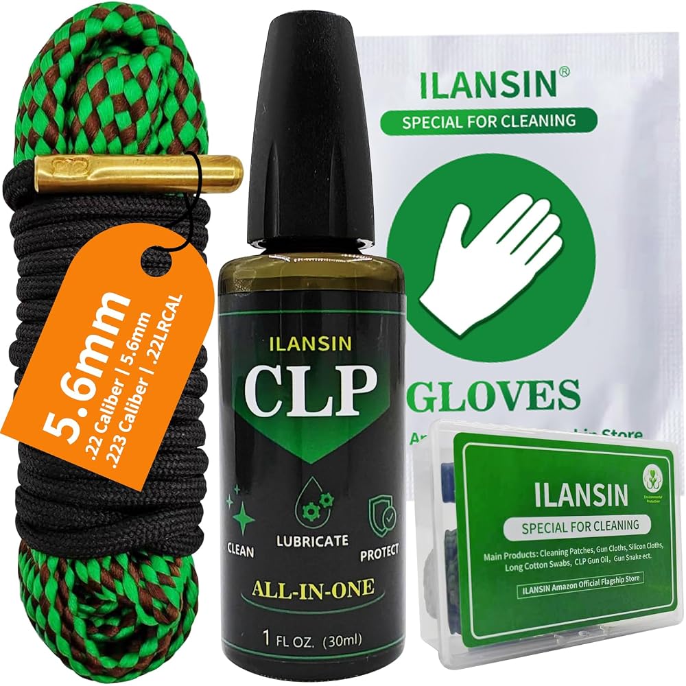 ILANSIN Oversized Mat(48"x 16")+ Universal 5oz CLP Oil (Needle+Spray) Gun Cleaning Kit | OEM & Wholesale