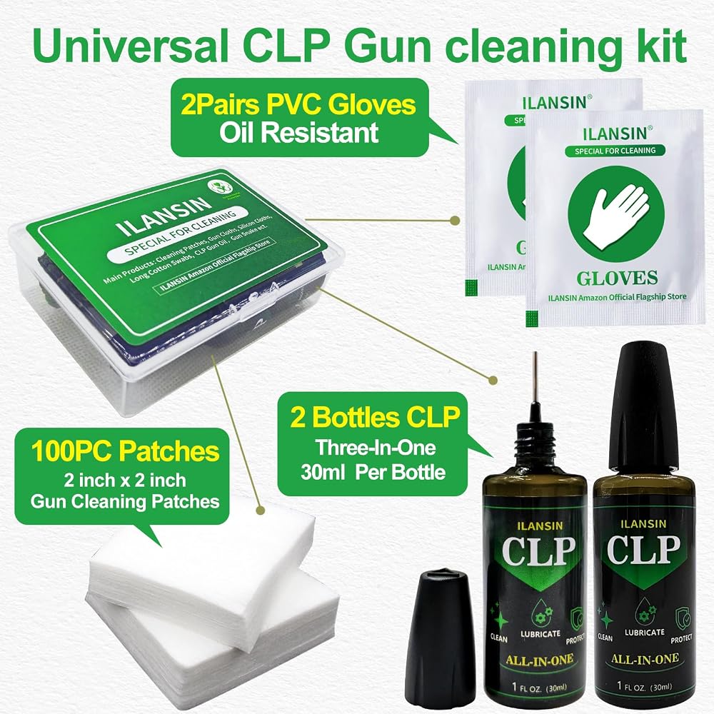 ILANSIN Universal 60ml CLP 2 x 1oz Needle Oiler Gun Lubrication — ILANSIN OEM & wholesale gun cleaning supplies ILANSIN Universal 60ml CLP 2 x 1oz Needle Oiler Gun Lubrication — ILANSIN OEM & wholesale gun cleaning supplies