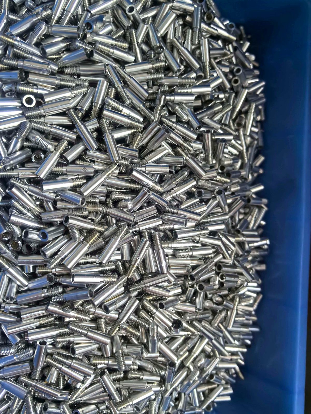 Machined components ready for assembly