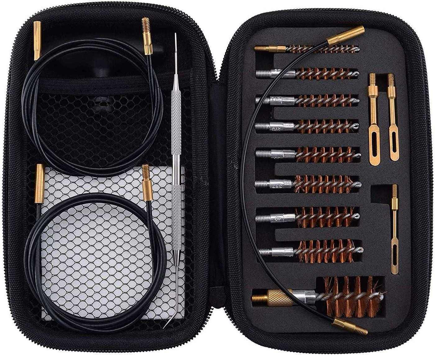 9-brush gun cleaning set